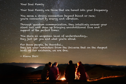 Your Soul Family quote