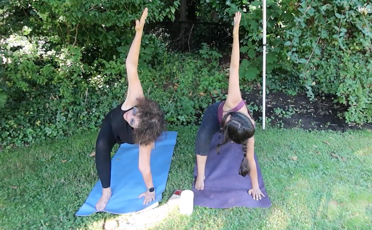 Dr. Bella Box Teaches Yoga with Sheena Miraftabi